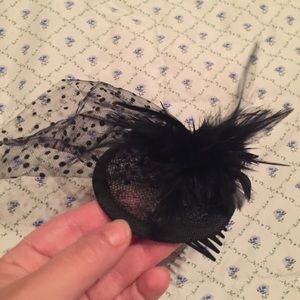 Vintage Black Hair Comb Hat